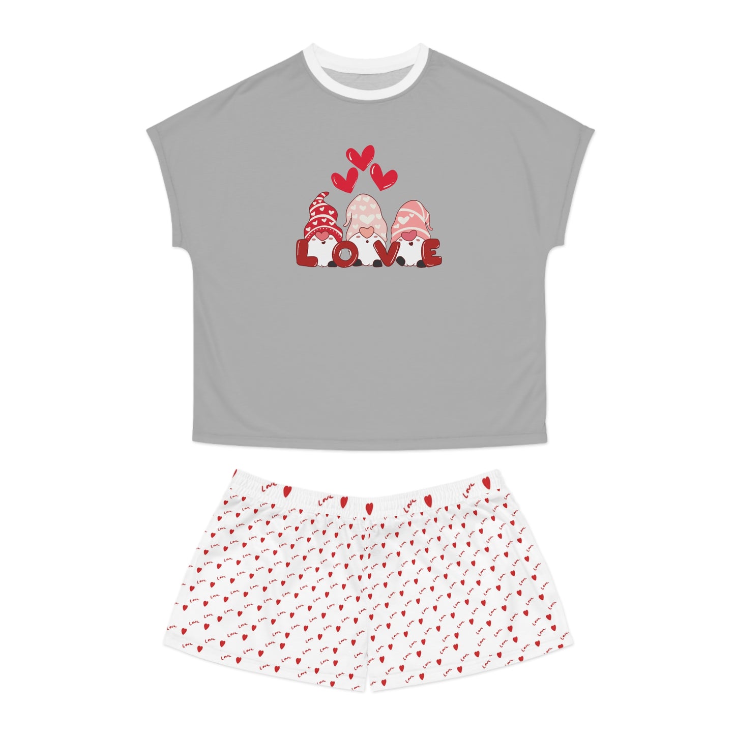 Valentine's Love Short Pajama Set