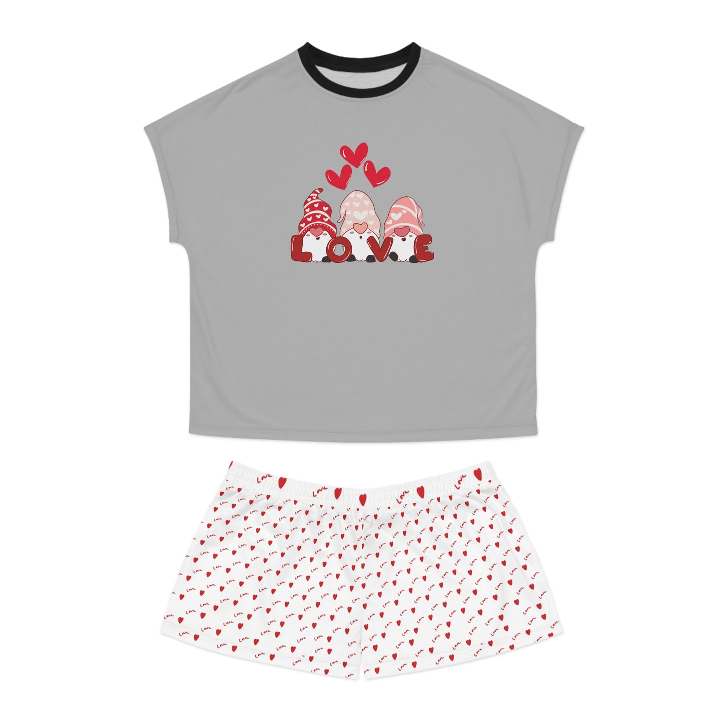Valentine's Love Short Pajama Set