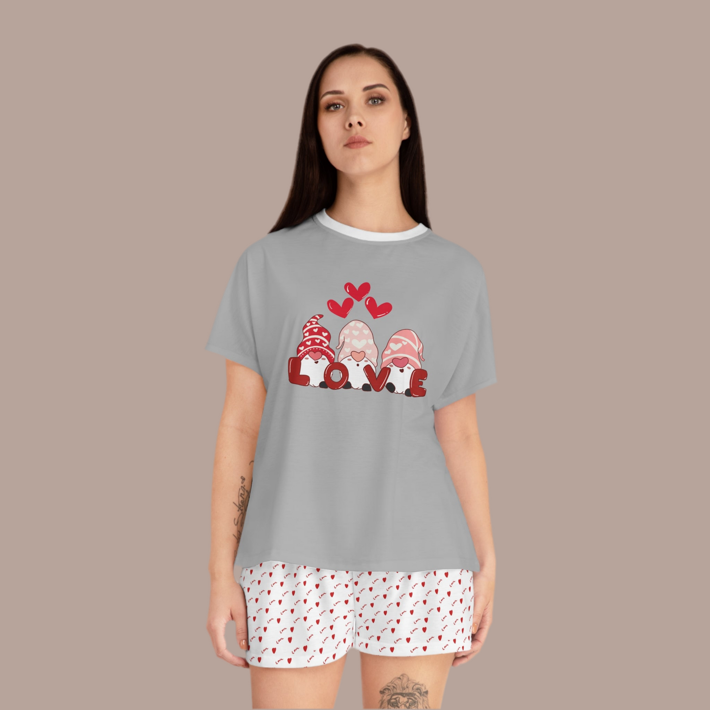 Valentine's Love Short Pajama Set