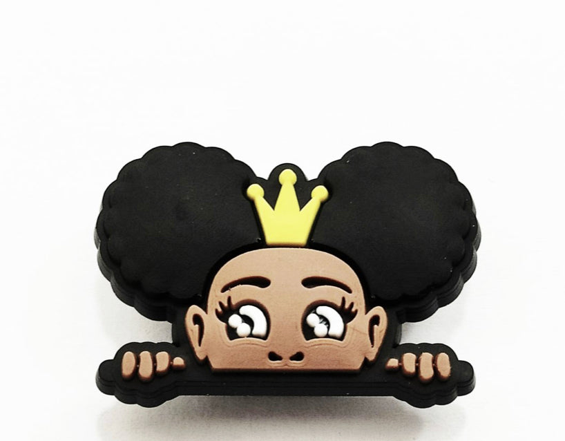 Young Princess Croc Charm