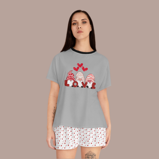 Valentine's Love Short Pajama Set