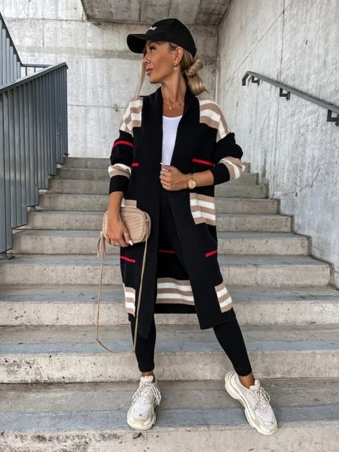 Women Stripe Sweater