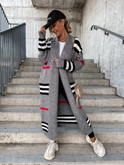Women Stripe Sweater
