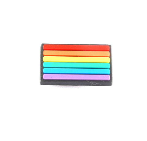 Rainbow Love Croc Charm